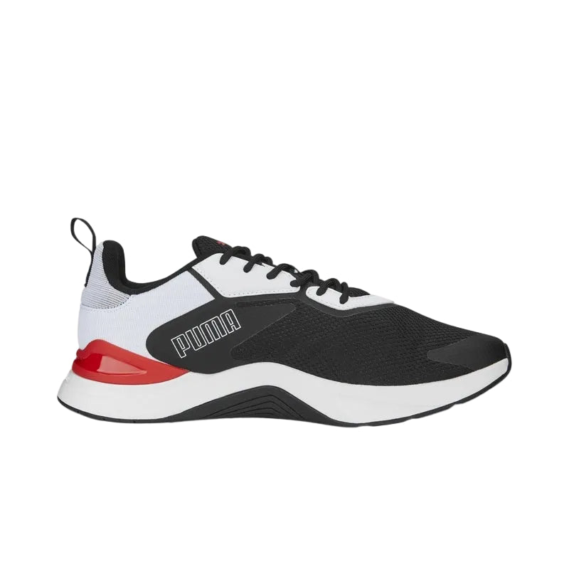 Infusion Mens Black Lace Up Training Shoes
