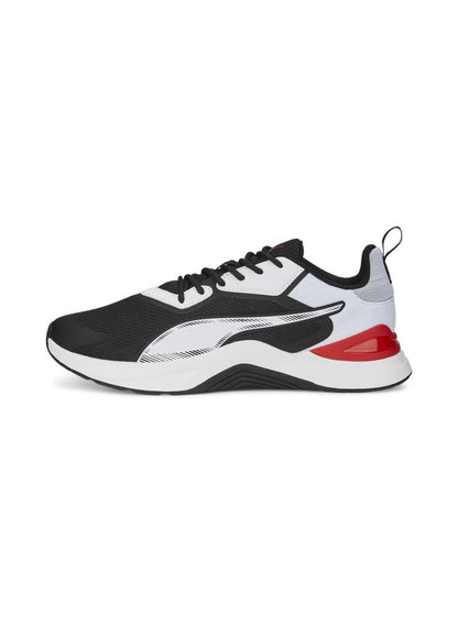 Infusion Mens Black Lace Up Training Shoes