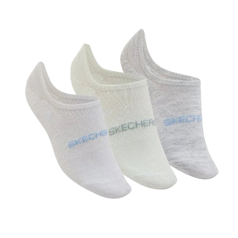 3 Pack Non-Terry No-Show Socks