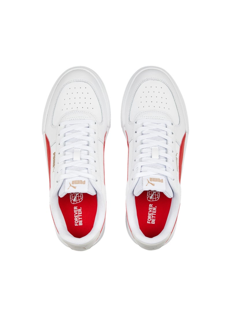 Caven White Casual Lace Up Sneakers