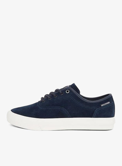 HIGH VULCANISED LOW OXFORD SUEDE TRAINERS