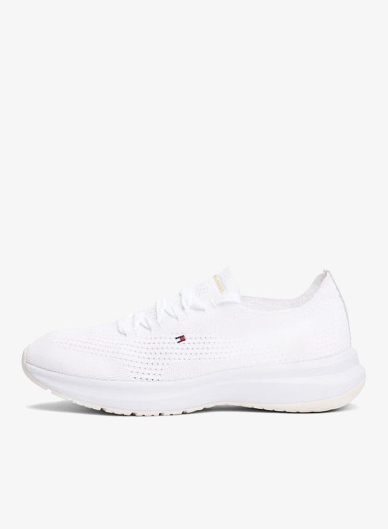 Knit Runner Lace Ups Sneakers