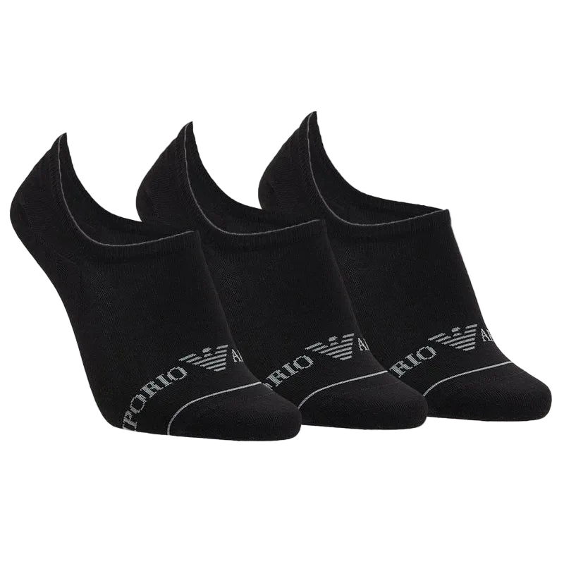 3 Pack Of Logo Liner Socks