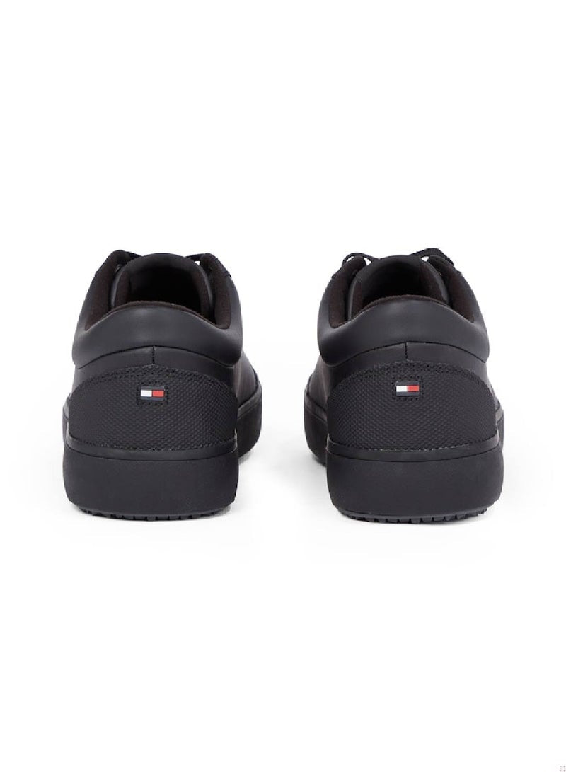 Leather Signature Tape Fine Cleat Sneakers