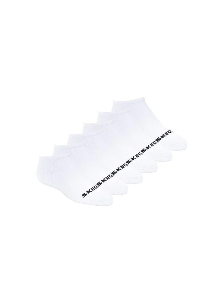 6 Pack Half-Terry No Show  Socks