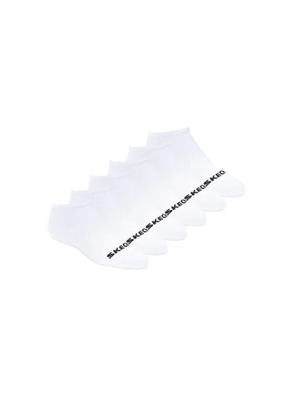 6 Pack Half-Terry No Show  Socks