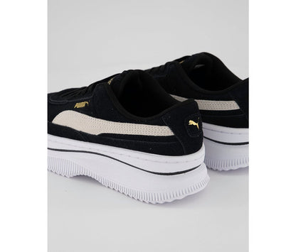 Women Deva Suede Lace Up Shoes, Black