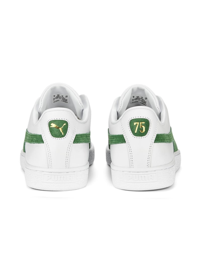 Basket Classic 75Y Mens White Premium Sneakers