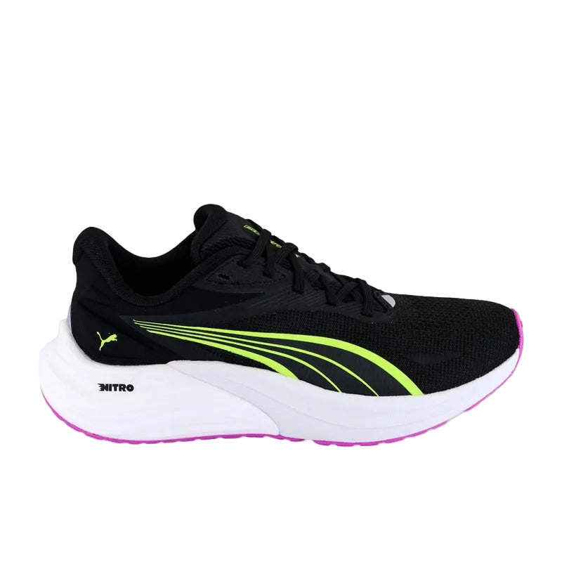 Women Electrify Nitro 4 Lace Up Running Shoes, Black