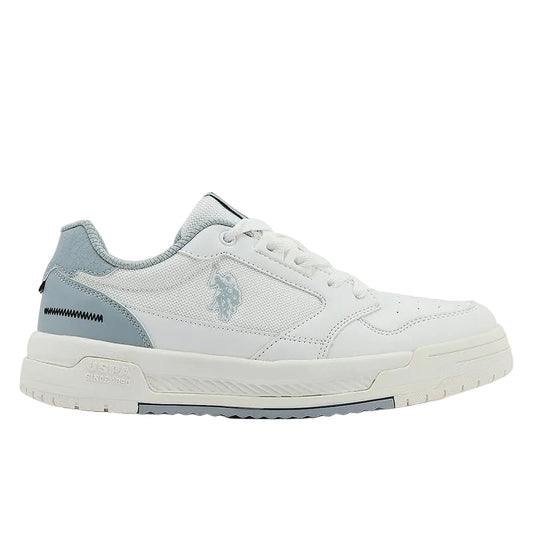 Women's White Sneakers - Bold Rugged Style with Durable Sole for Outdoor Wear Shoes