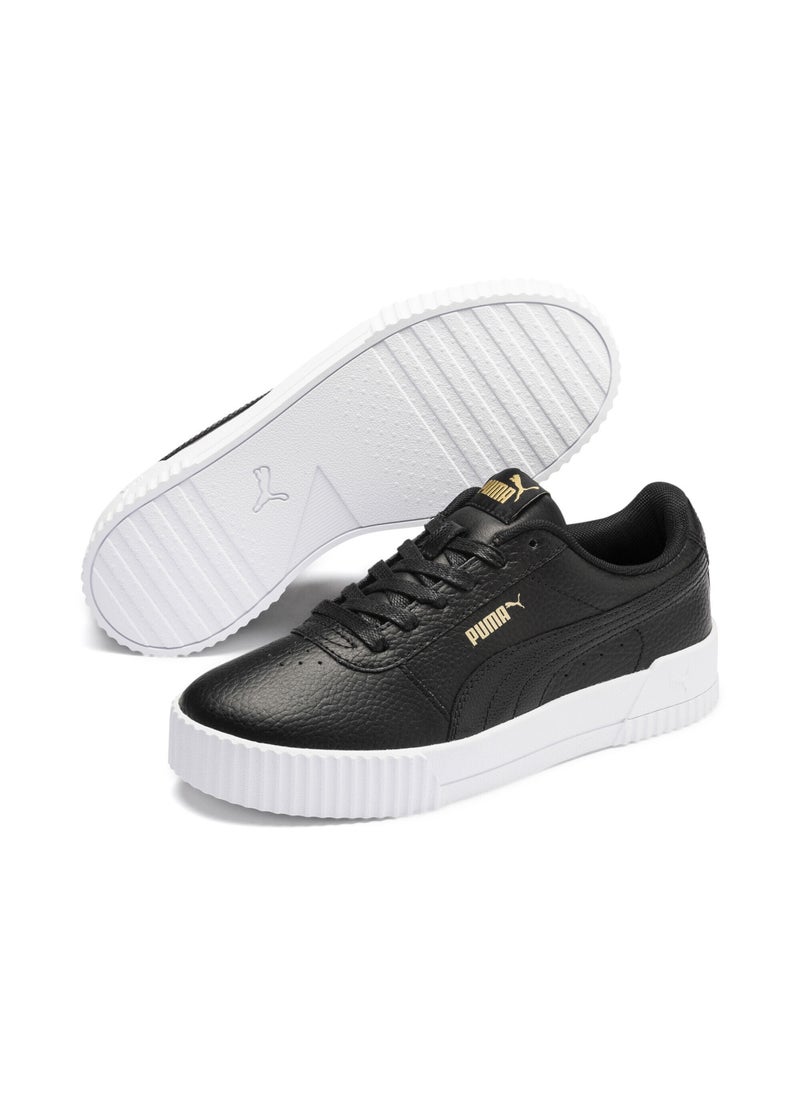 Carina Lux Womens Black Casual Sneakers