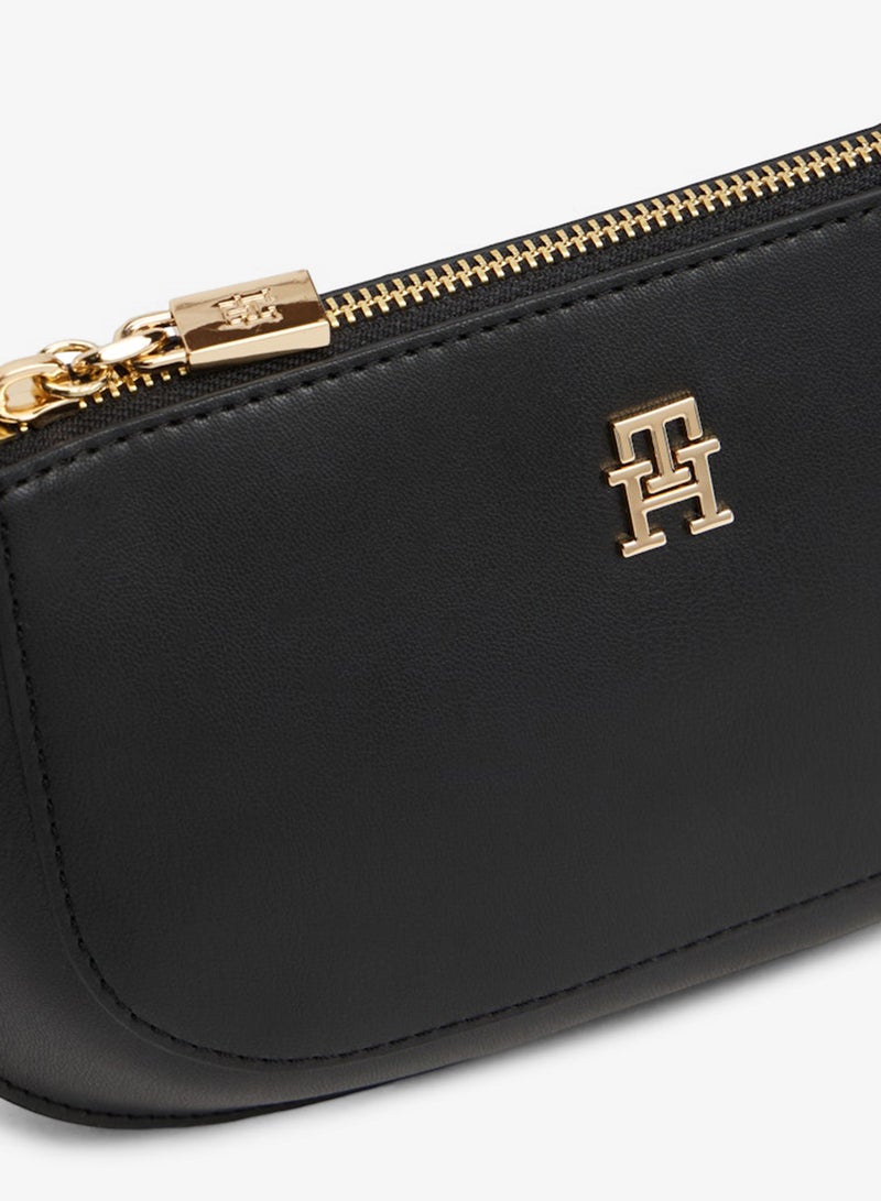TH Monogram Chain Strap Crossbody Bag