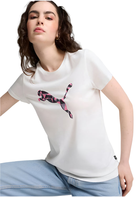 Graphic Cat Logo T-Shirt