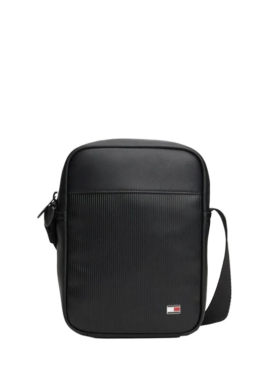 Hilfiger Flag Ribbed Crossbody Reporter Bag