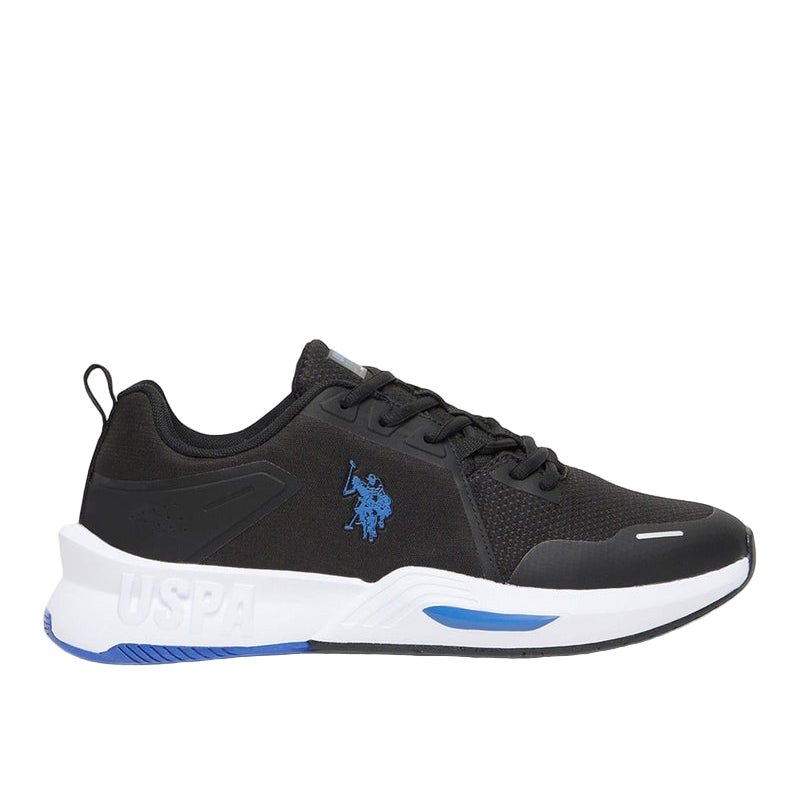 Men's Black Low-Top Sneakers Shoes - Lightweight Shoes Sleek and Comfortable for Daily Wear