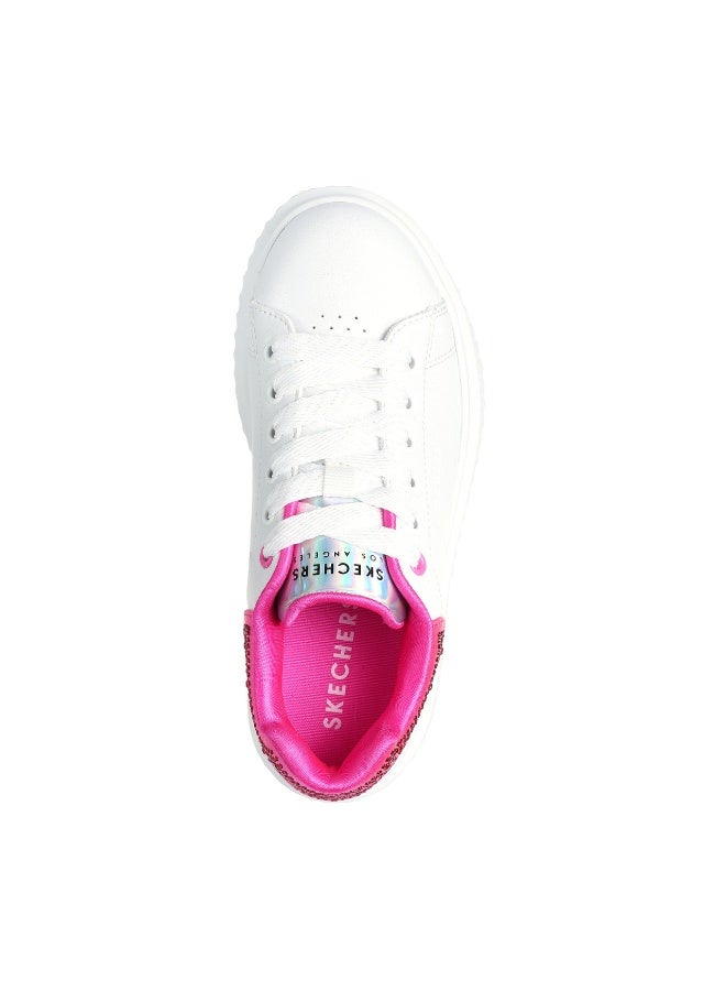 Skechers Hi Ridge Kids' Pink Lace-Up Shoes