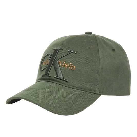 LARGE LAYERED MONOLOGO curved peak CAP