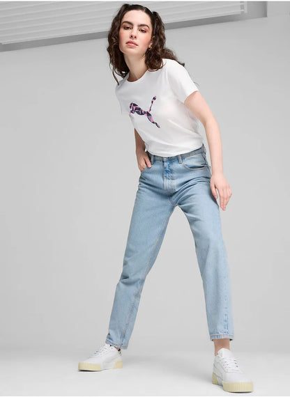 Graphic Cat Logo T-Shirt
