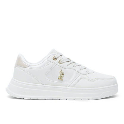 Women's Low-Top Sneakers - Lightweight with White Sole
