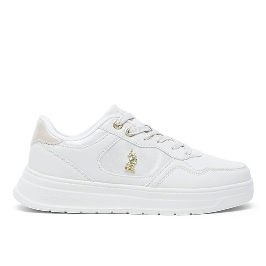 Women's Low-Top Sneakers - Lightweight with White Sole