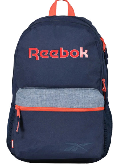 Men Brand Logo Backpack, Navy