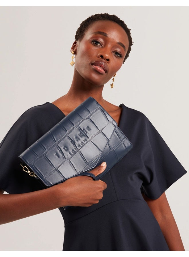 CROC EFFECT ENVELOPE POUCH