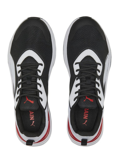 Infusion Mens Black Lace Up Training Shoes