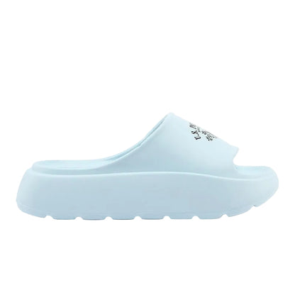 Women's Light Blue Slides - Stylish Perfect for Casual Outfit
