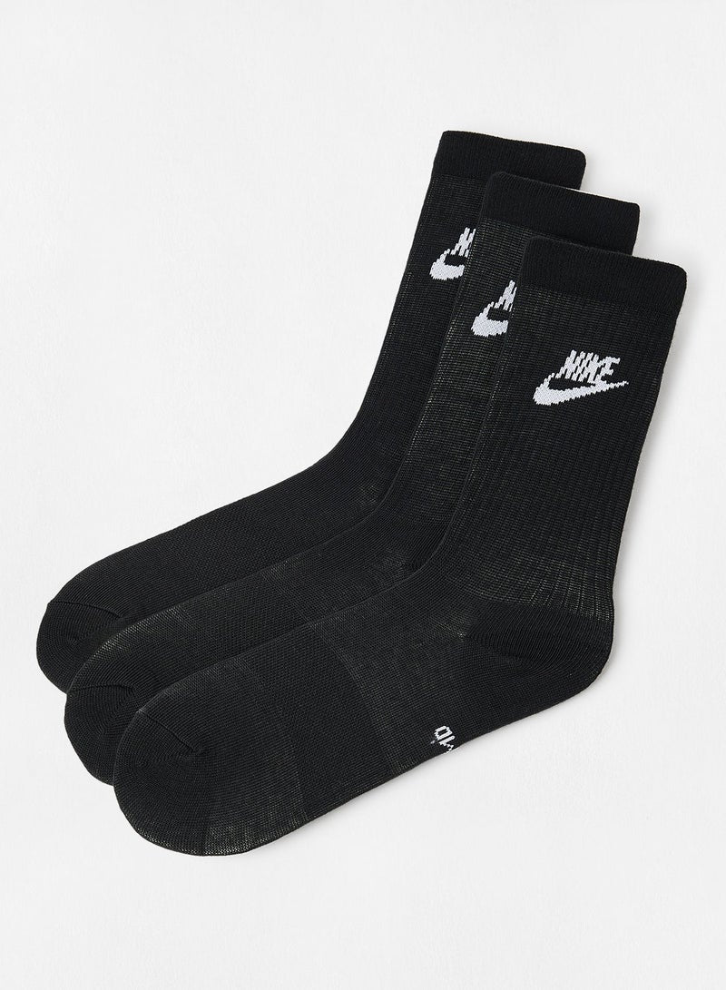 Everyday Essential Crew Socks (Pack of 3)