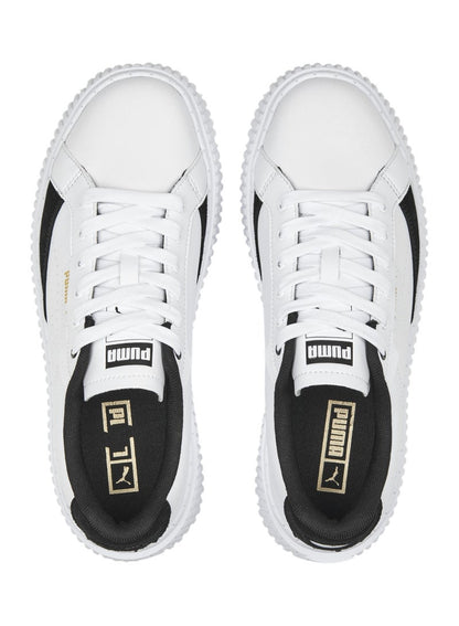 Dinara Womens White Platform Sneakers