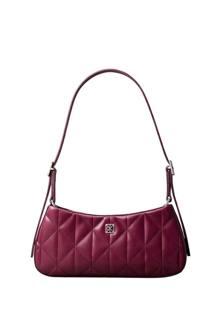 Quilted Emblem Logo Small Shoulder Bag