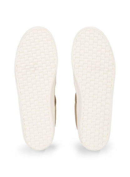 Leather Flatform Sneakers