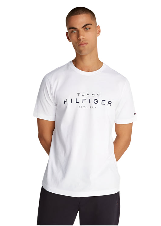 Men's Big Hilfiger T-shirt - Cotton, White