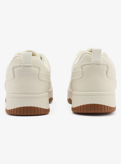Women's  Beige Low-Top Sneakers - Style that Moves, Comfort Shoes that Lasts