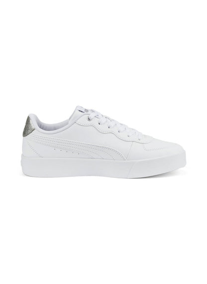 Skye Clean Distressed Womens White Sneakers