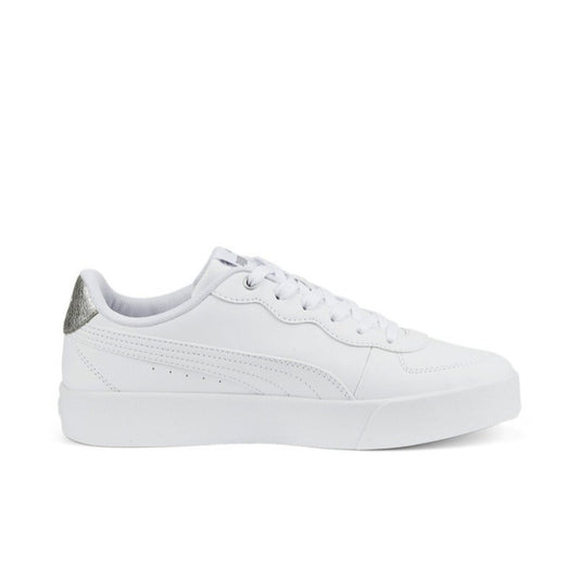 Skye Clean Distressed Womens White Sneakers