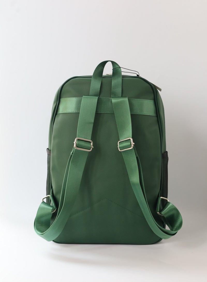Lacoste Printed Men's backpack Green and White