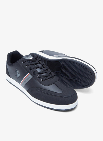 Men's Black Low-Top Sneakers,Lightweight Shoes Casual for Classic Look