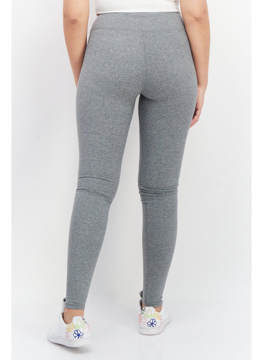 Women Sportswear Fit Training Leggings, Grey Heather