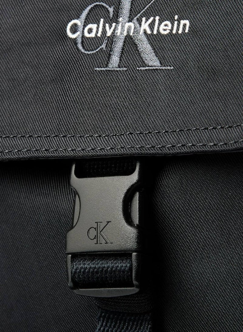 Bold Logo Mini Top Flap Backpack