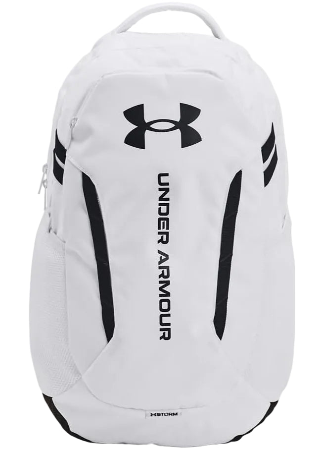 Under Armour Hustle 6.0 Unisex Backpack, (100) White, One Size, Sports Backpack, Waterproof Bag, Short Trip Bag，schoolbag,gift