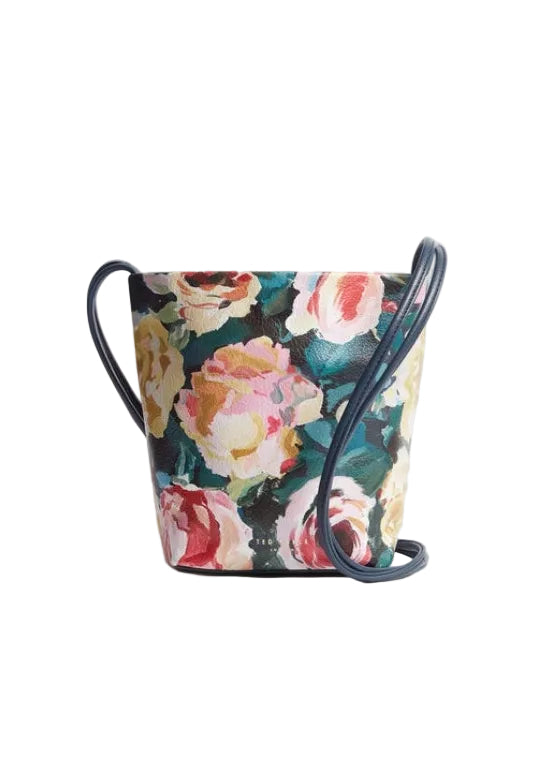 Thin Strap Mini Printed Floral Bag