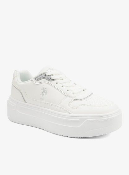 Women's  White Low-Top Sneakers - Style that Moves, Comfort Shoes that Lasts