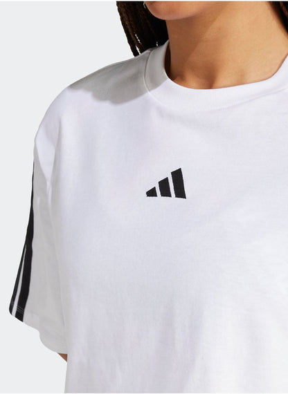 Essentials 3 Stripes Cotton Loose T-Shirt