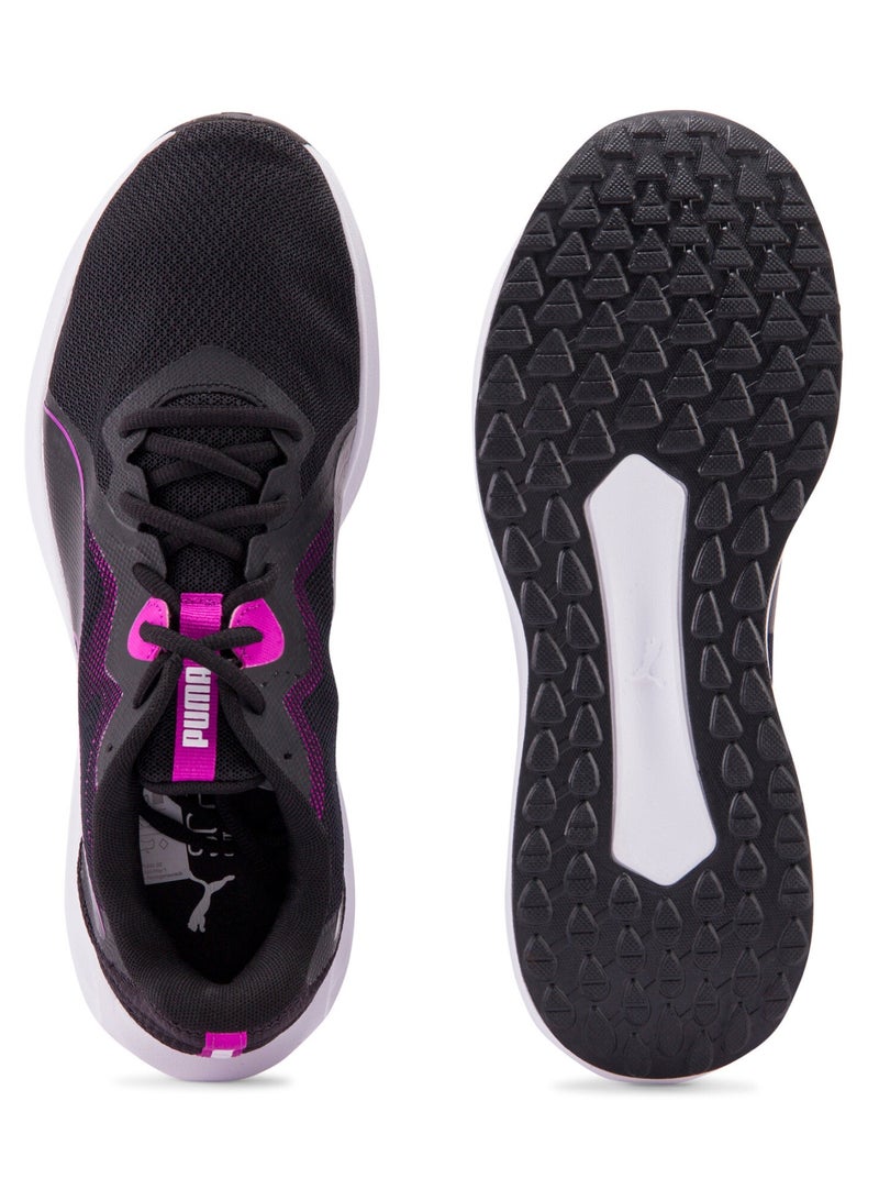 Twitch Unisex Black Runner Sport Shoes